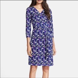 Diane von Furstenberg River Leopard silk wrap dress 8 NWT